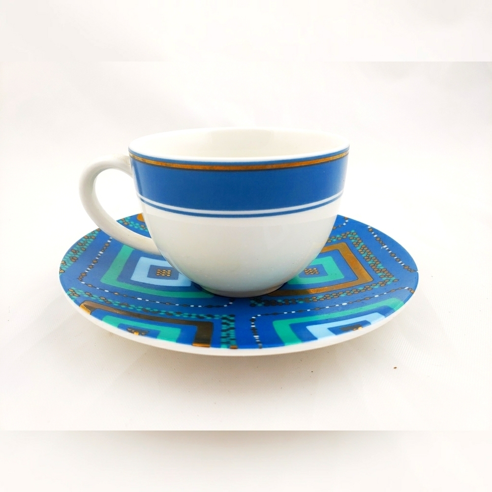 Starbucks Holiday 2006 2oz Espresso Cup & Saucer